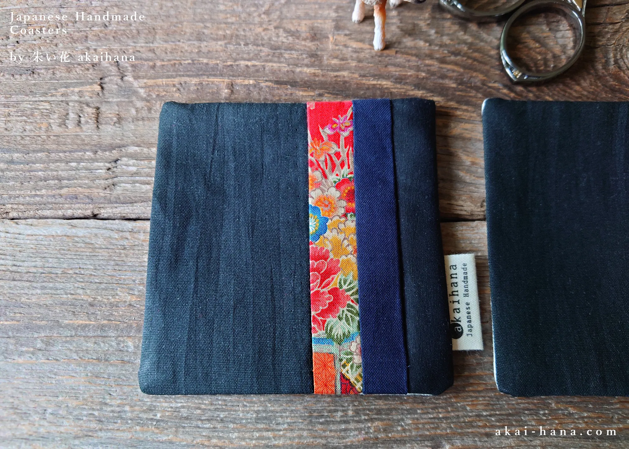 Upcycled Quilted Handmade Coasters ⦿cajf0016