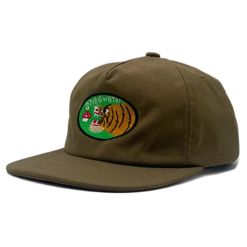 V Speshal Tiger Canvas Hat Brown