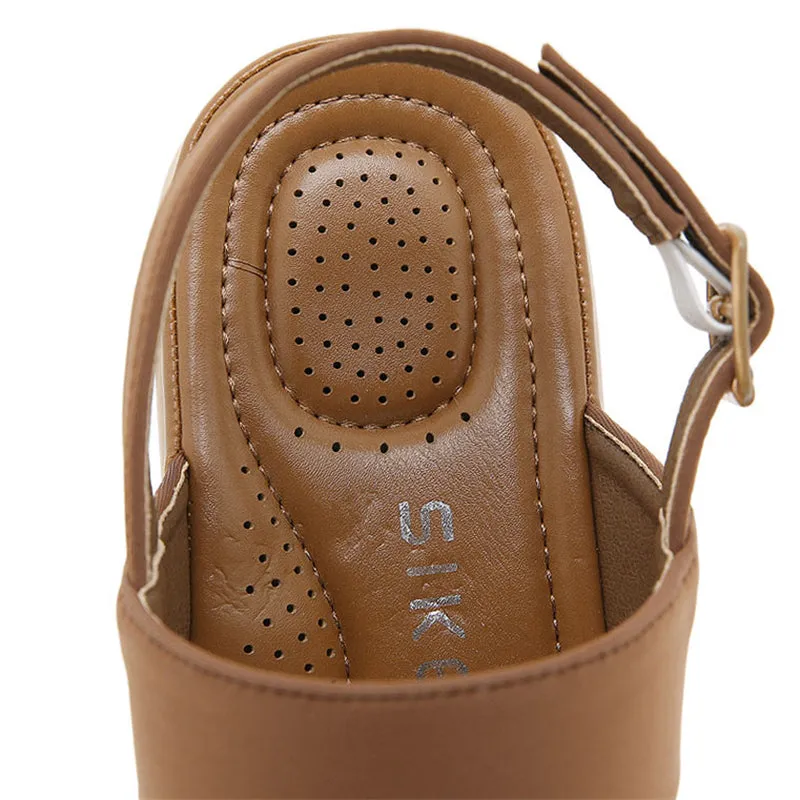 Vintage Braided Strap Cozy Lightweight Sandals for Women