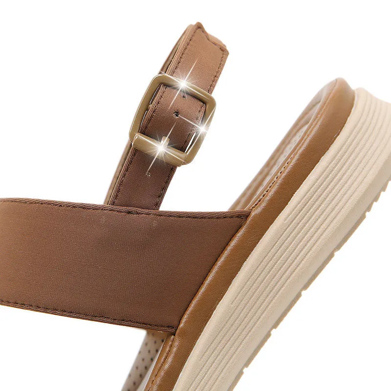 Vintage Braided Strap Cozy Lightweight Sandals for Women