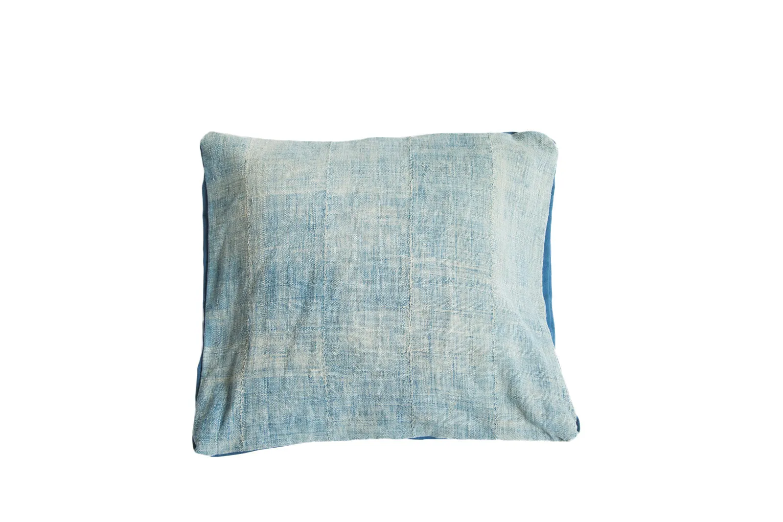 Vintage Light Blue Indigo Pillow
