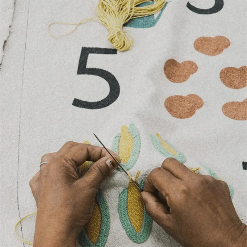 Wall Hanger Farm Numbers by Lorena Canals