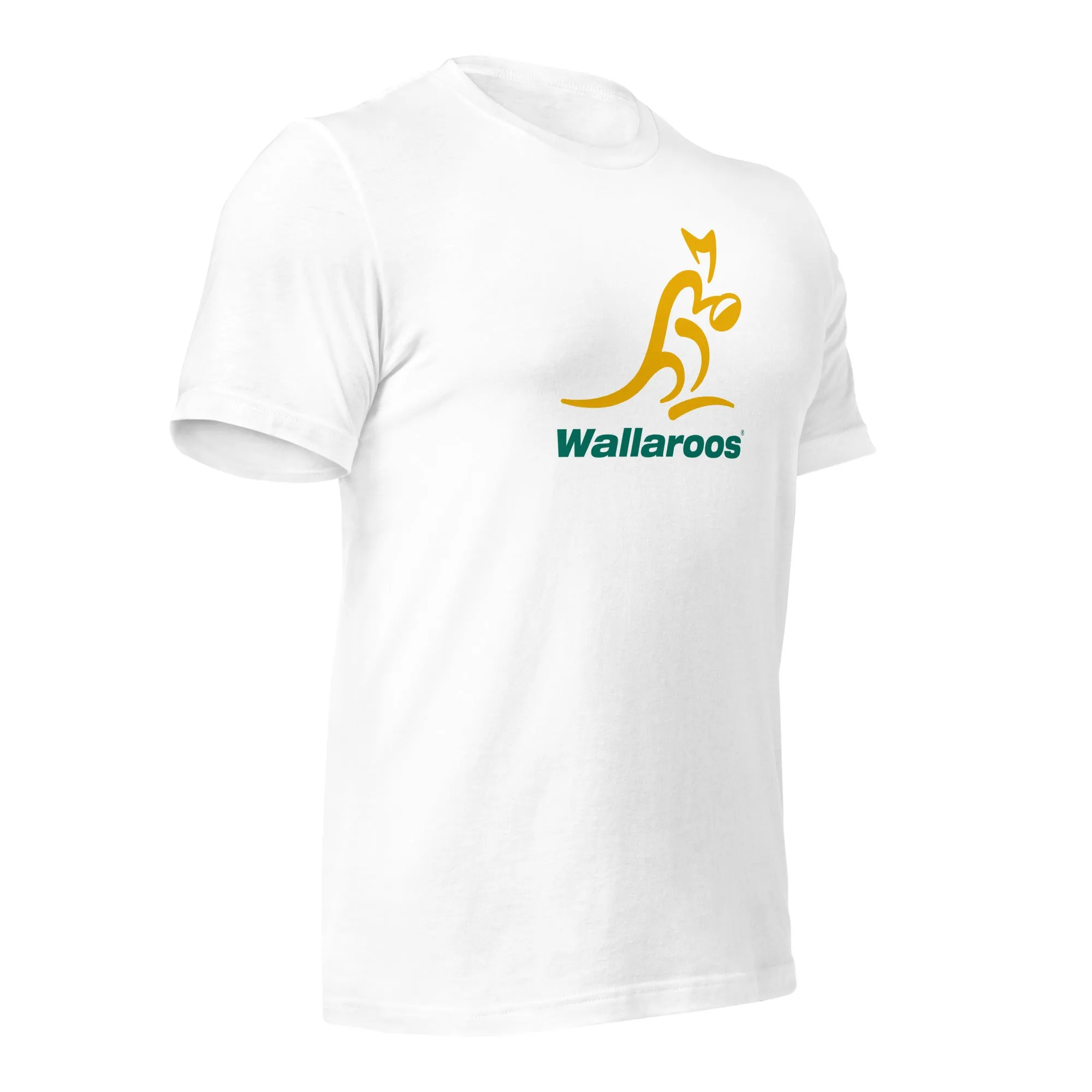 Wallaroos Gold/Green Logo Tee