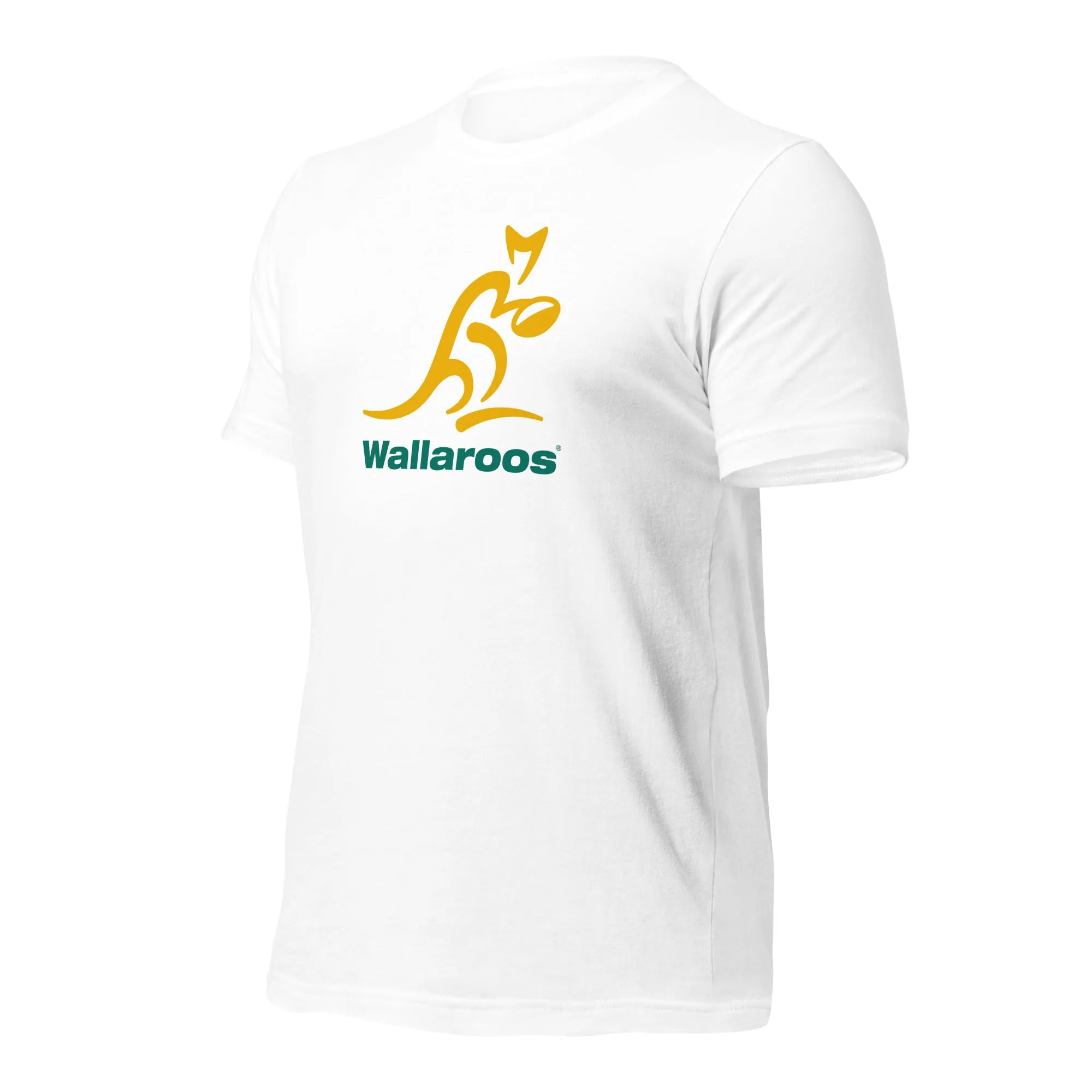 Wallaroos Gold/Green Logo Tee