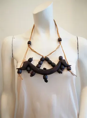 Weather Any Storm Handmade Wood Necklace