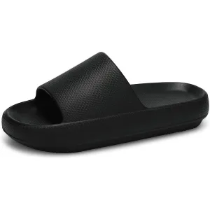 Welltree Cloud Slides for Women Men Pillow Slippers Non-Slip Bathroom Shower Sandals Soft Thick Sole Indoor and Outdoor Slides | Multiple Colors and Sizes