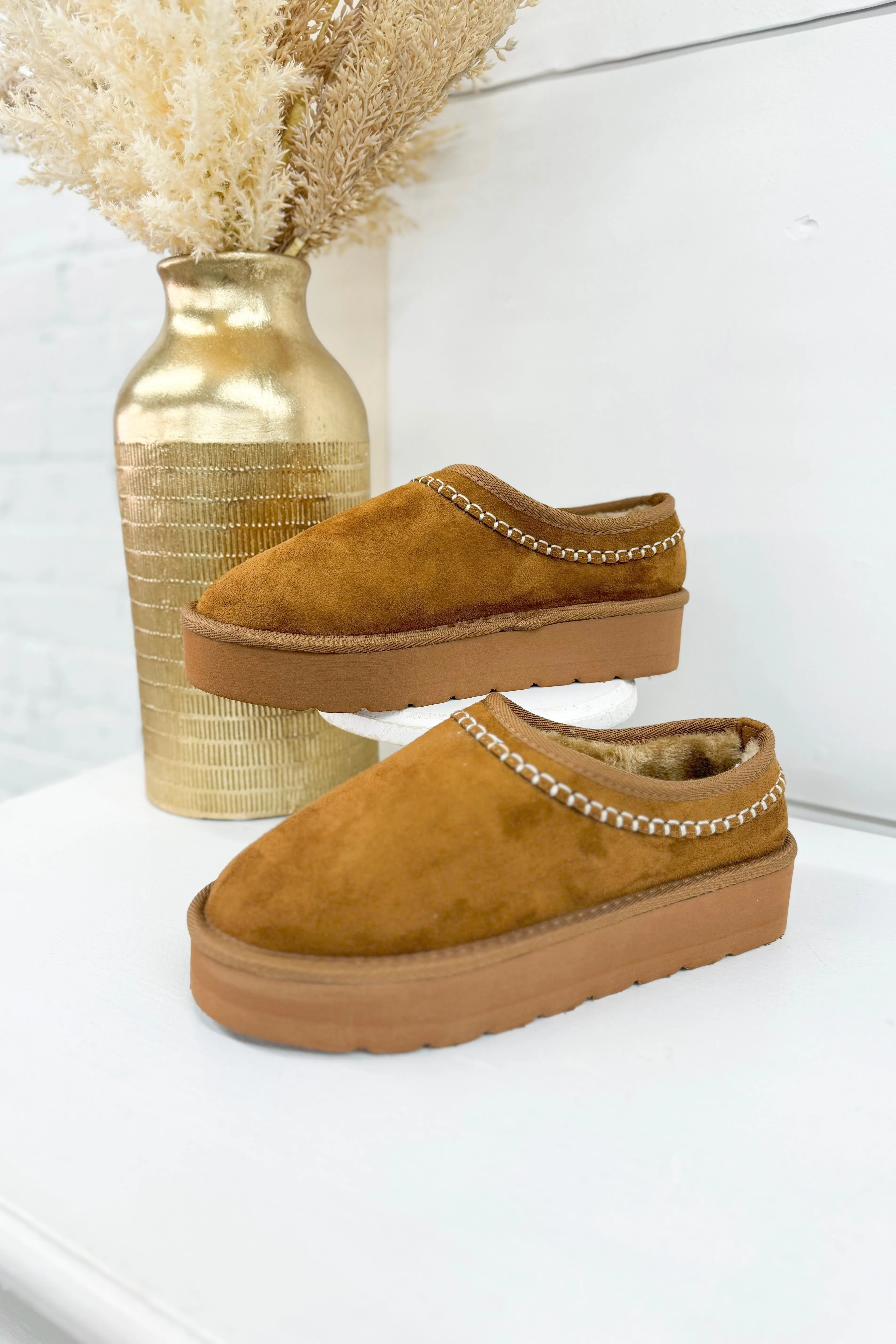 Whiskey Suede Slipper *Final Sale*