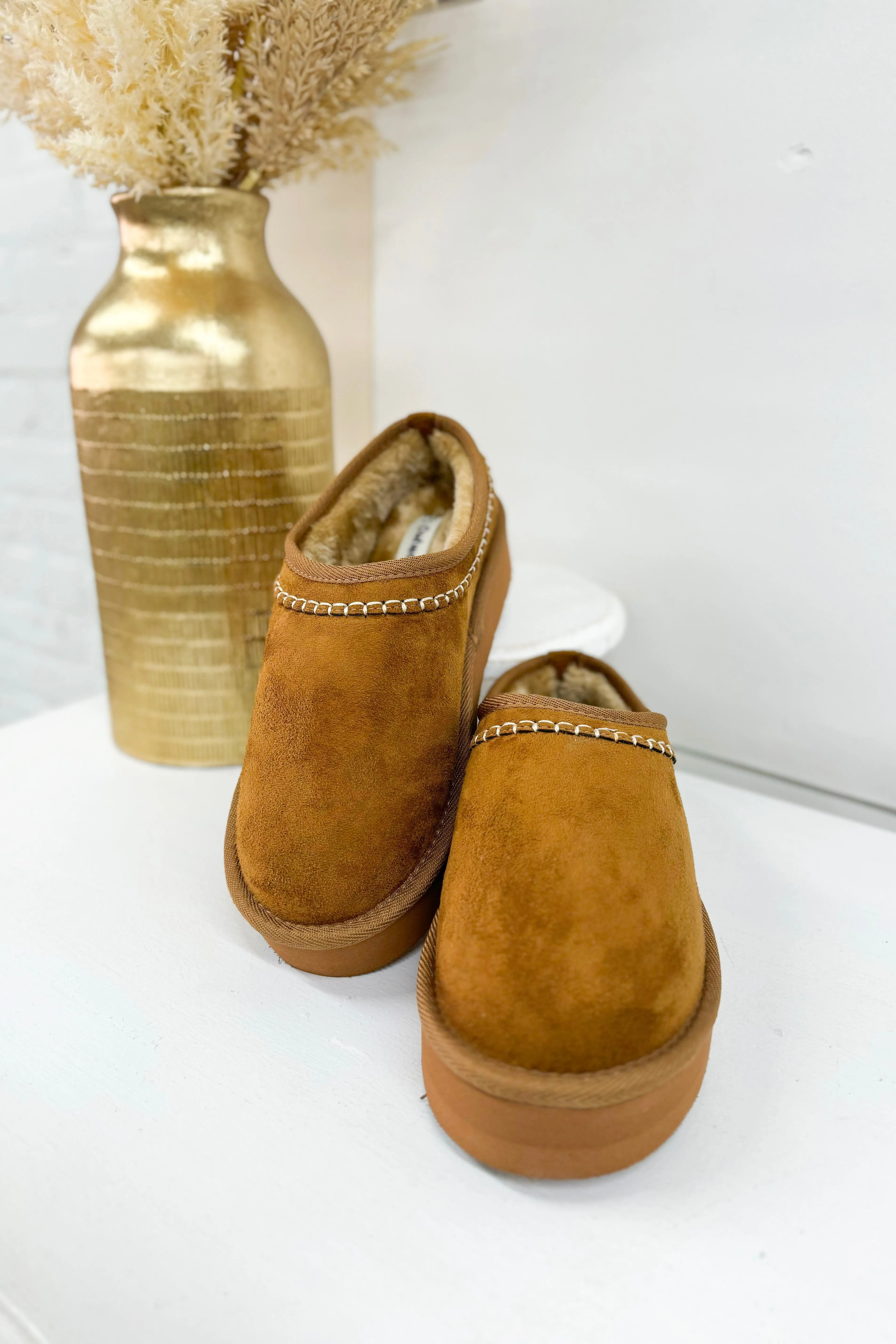 Whiskey Suede Slipper *Final Sale*