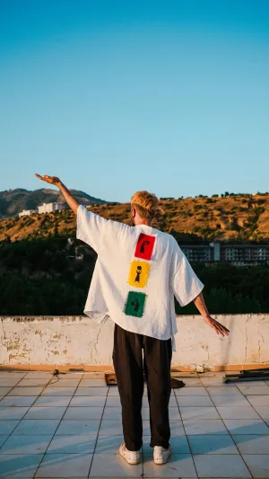 White Ancient Dance Kimono