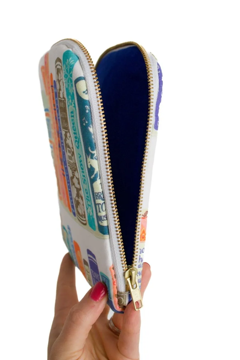 White Book Canvas 6.8" Device Tablet Sleeve