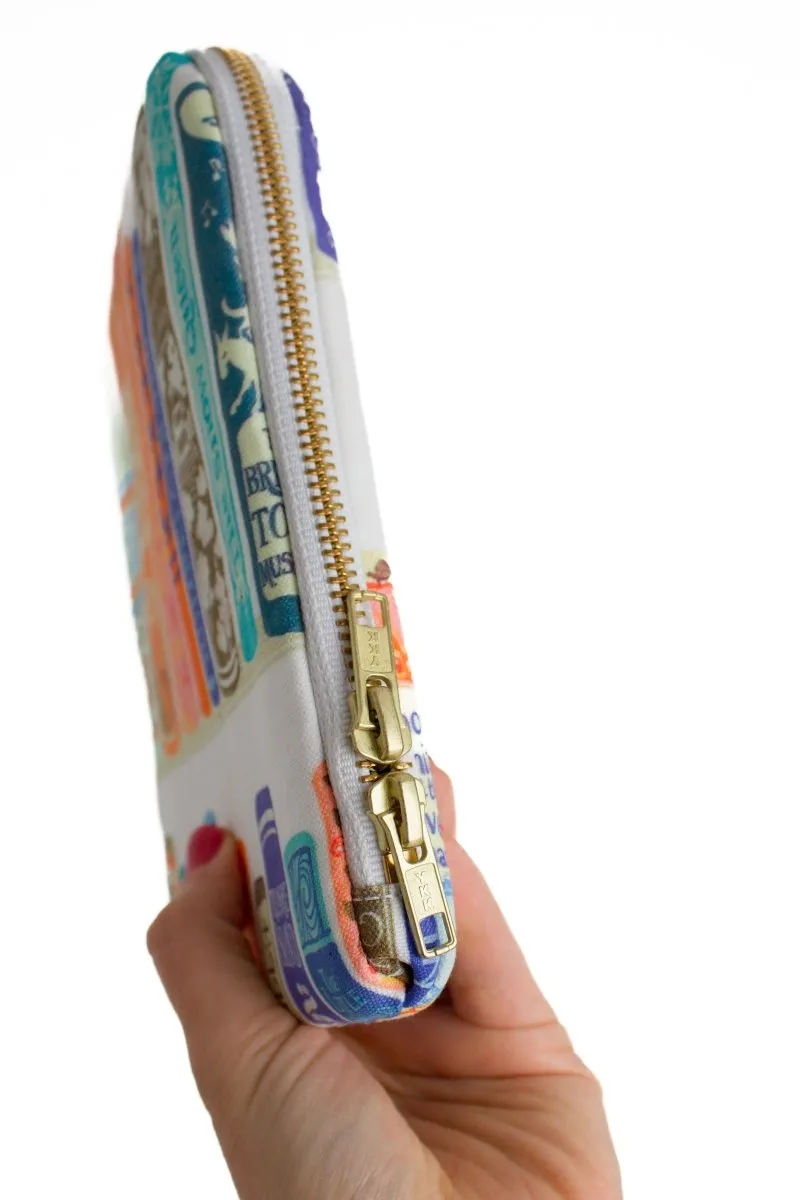 White Book Canvas 6.8" Device Tablet Sleeve