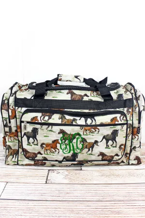 Wild Horses Duffle Bag 23"