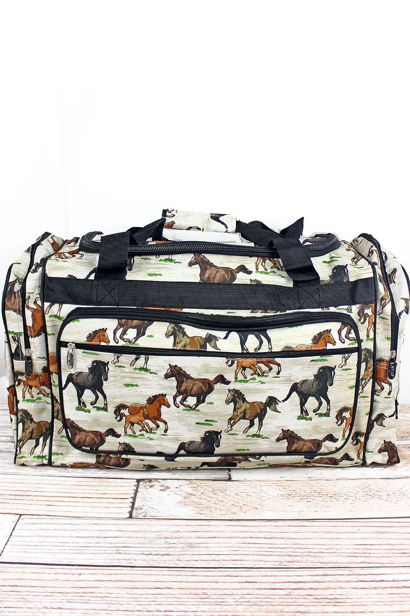 Wild Horses Duffle Bag 23"