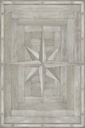 Williamsburg 18th-Century Joinery "Everlasting Grain" Vinyl Floorcloth - Spicher & Co.