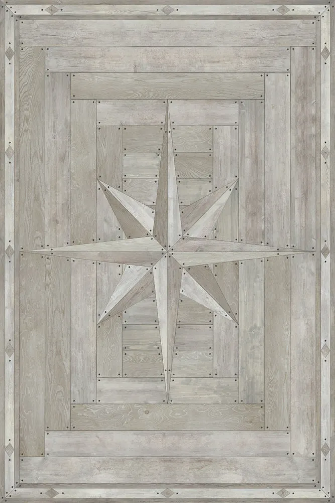 Williamsburg 18th-Century Joinery "Everlasting Grain" Vinyl Floorcloth - Spicher & Co.