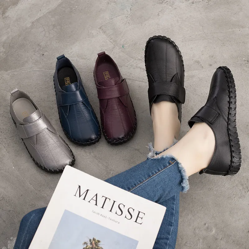 Women's Leather Non-slip Flat Shoes