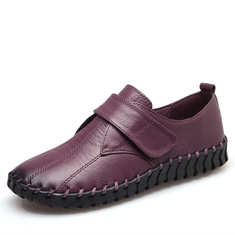 Women's Leather Non-slip Flat Shoes