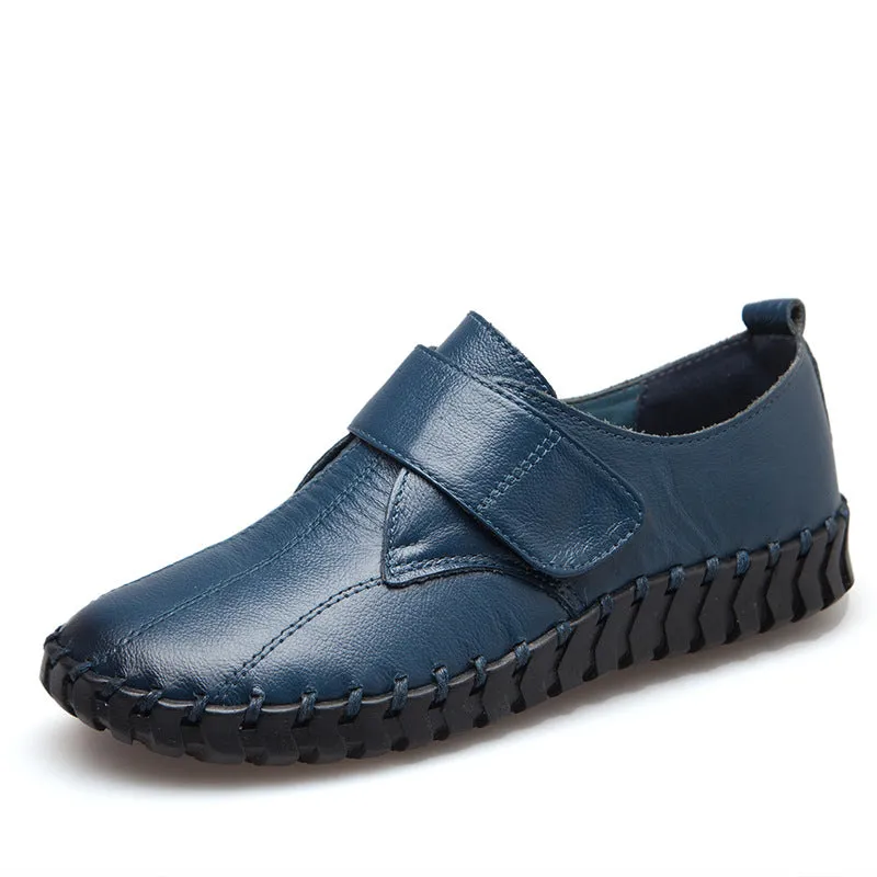 Women's Leather Non-slip Flat Shoes
