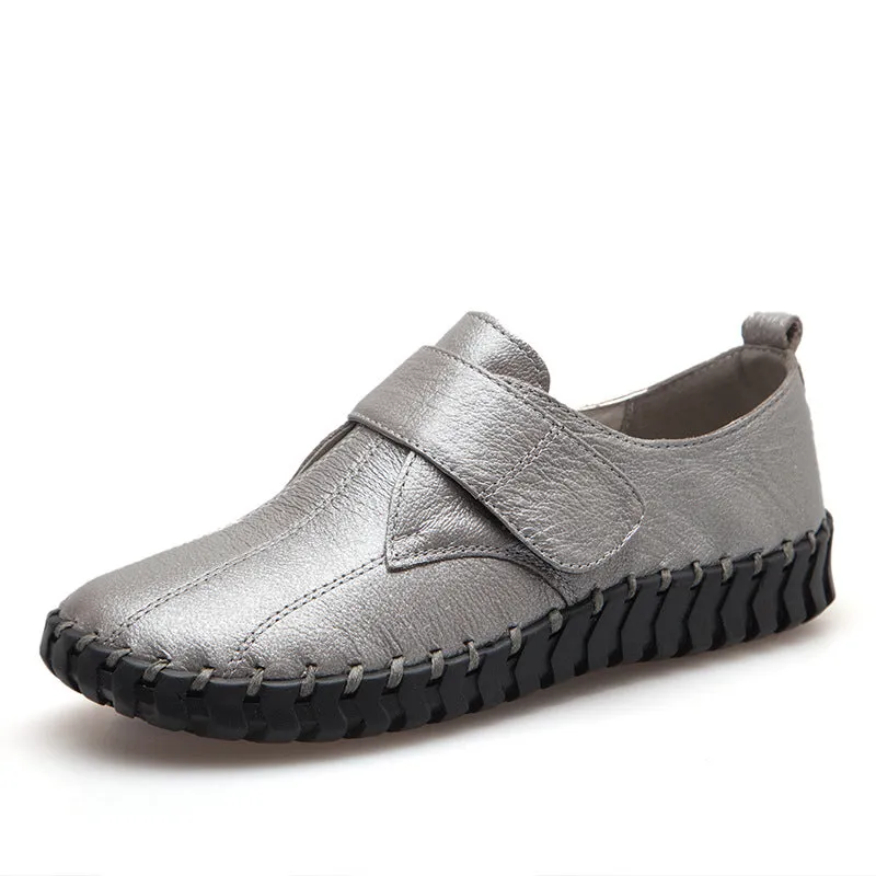 Women's Leather Non-slip Flat Shoes