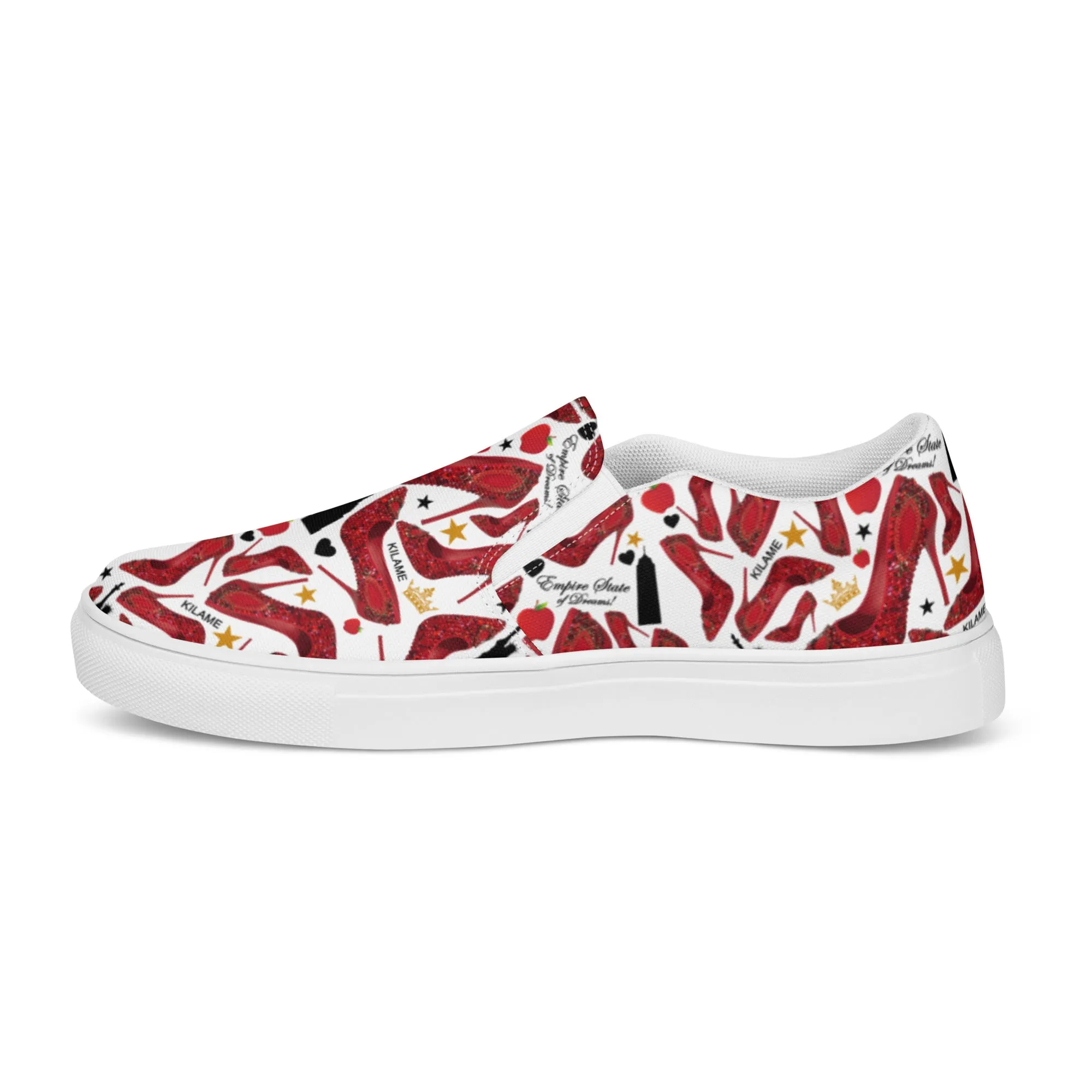Women’s slip-on canvas shoes 'Empire State of dreams'