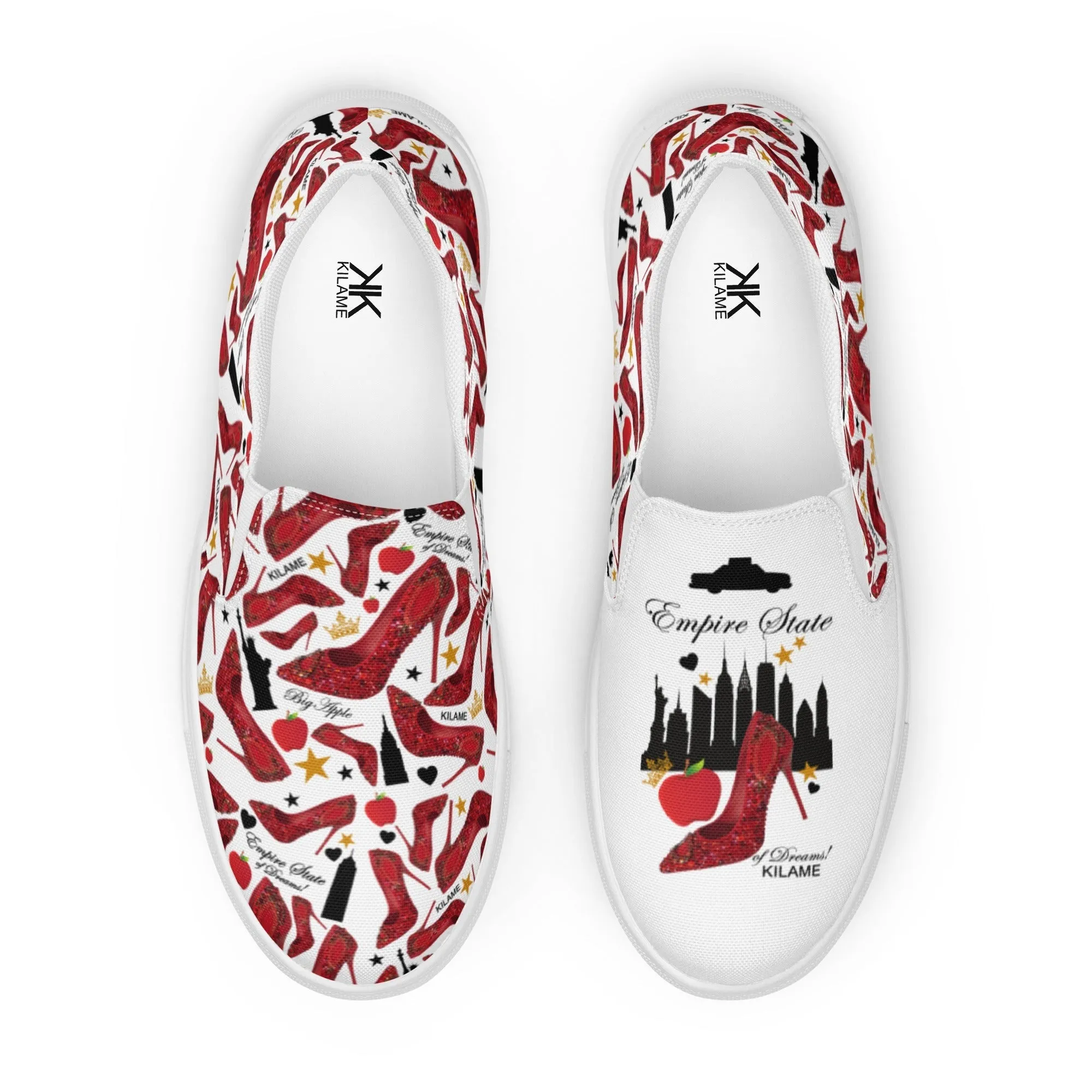 Women’s slip-on canvas shoes 'Empire State of dreams'