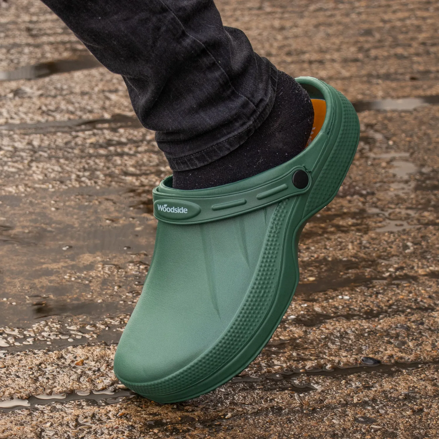 Woodside Men's/Women's Slip On Garden Clog Mule Work Shoes