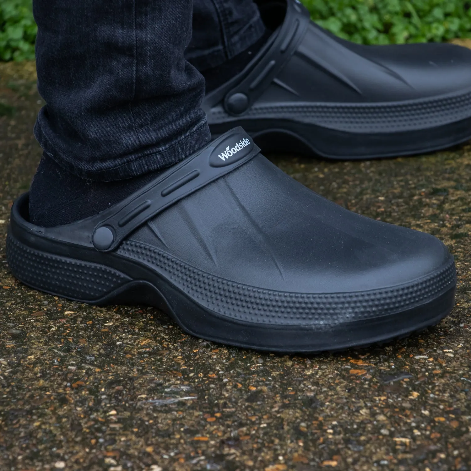 Woodside Men's/Women's Slip On Garden Clog Mule Work Shoes