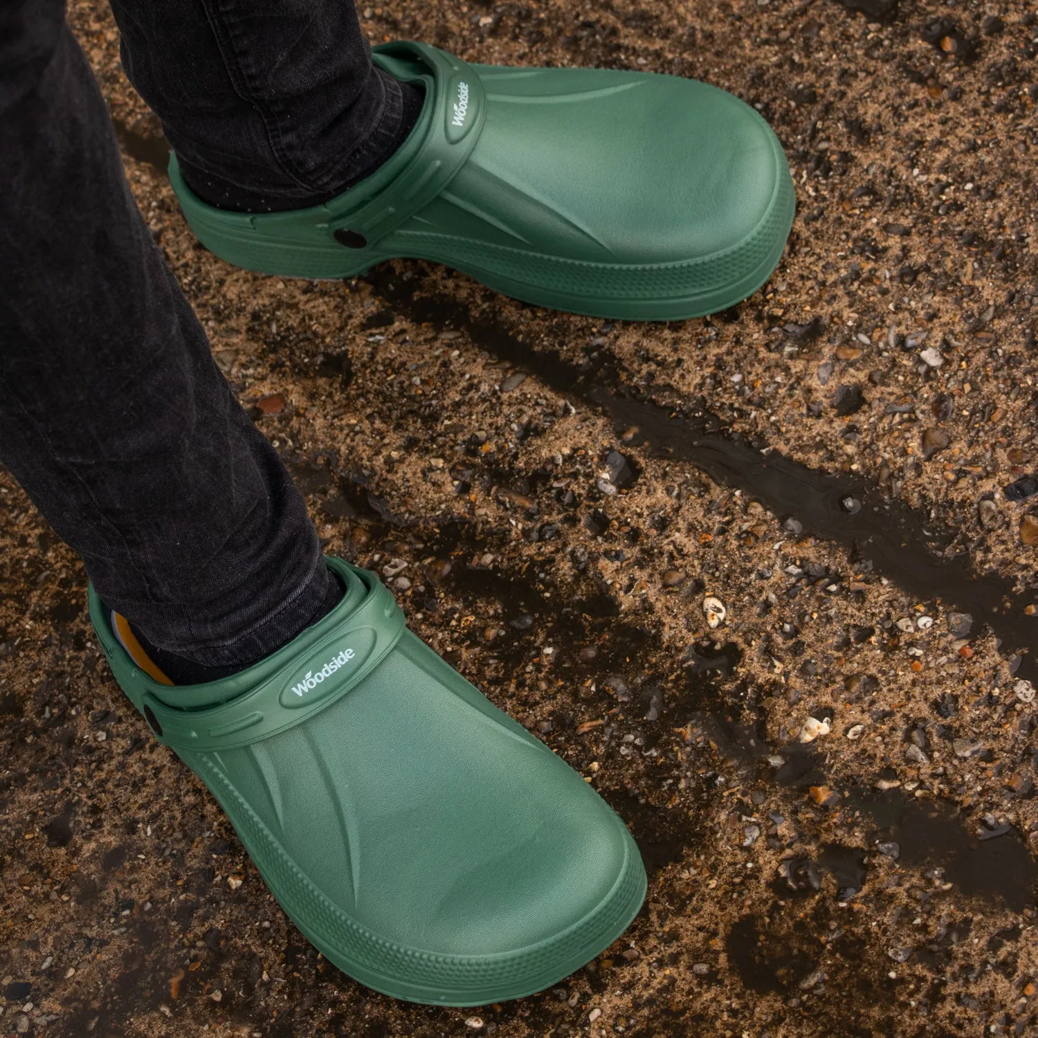 Woodside Men's/Women's Slip On Garden Clog Mule Work Shoes