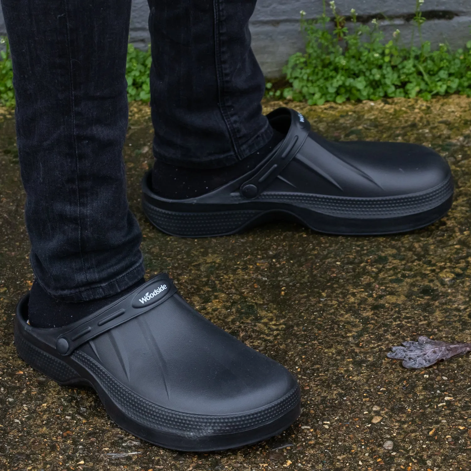 Woodside Men's/Women's Slip On Garden Clog Mule Work Shoes