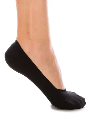 WS33 12 Pairs Invisible No Show Socks, Shoe Size 6–9 Made in Korea Cotton Foot Liners