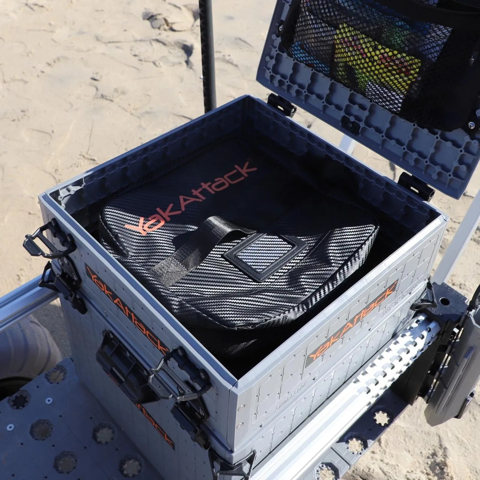 Yakattack - 12” x 12” HD Bait Binder, Black Carbon