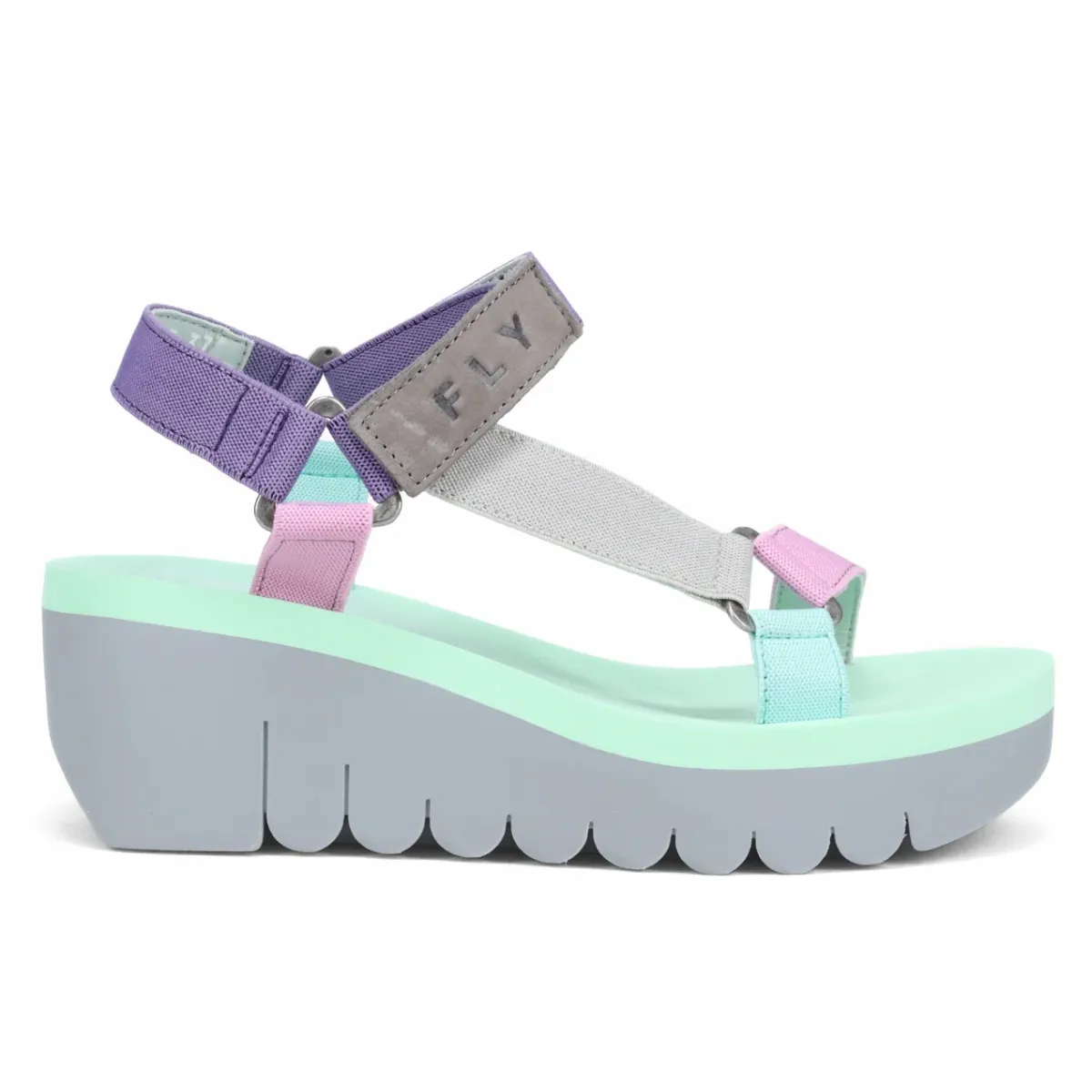 Yefa Grey/Pink Multi