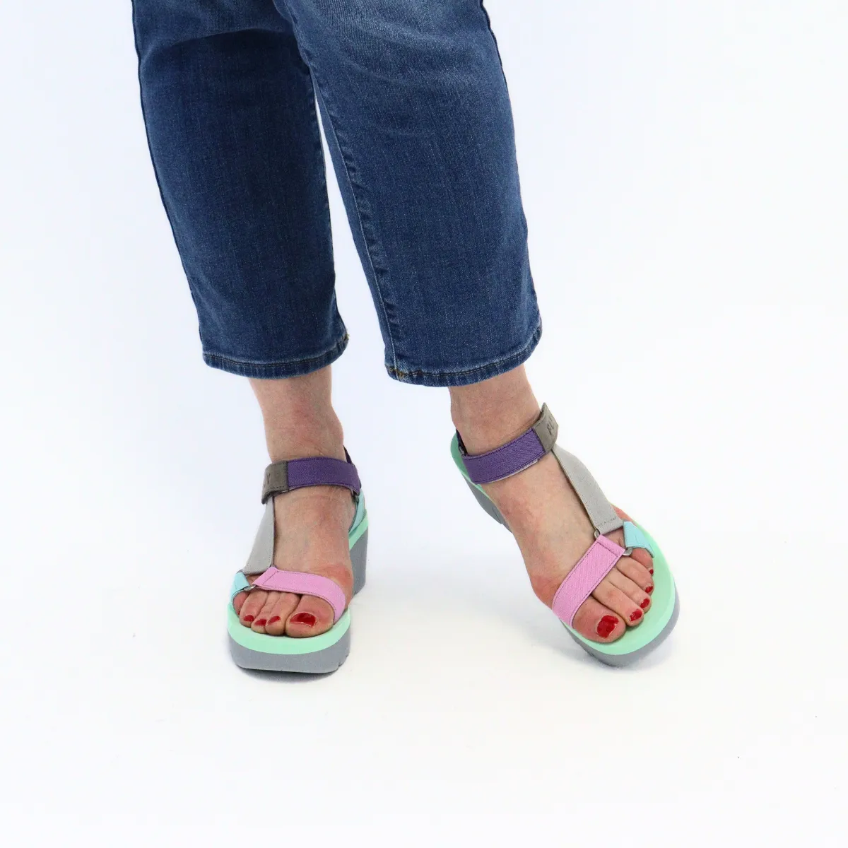 Yefa Grey/Pink Multi