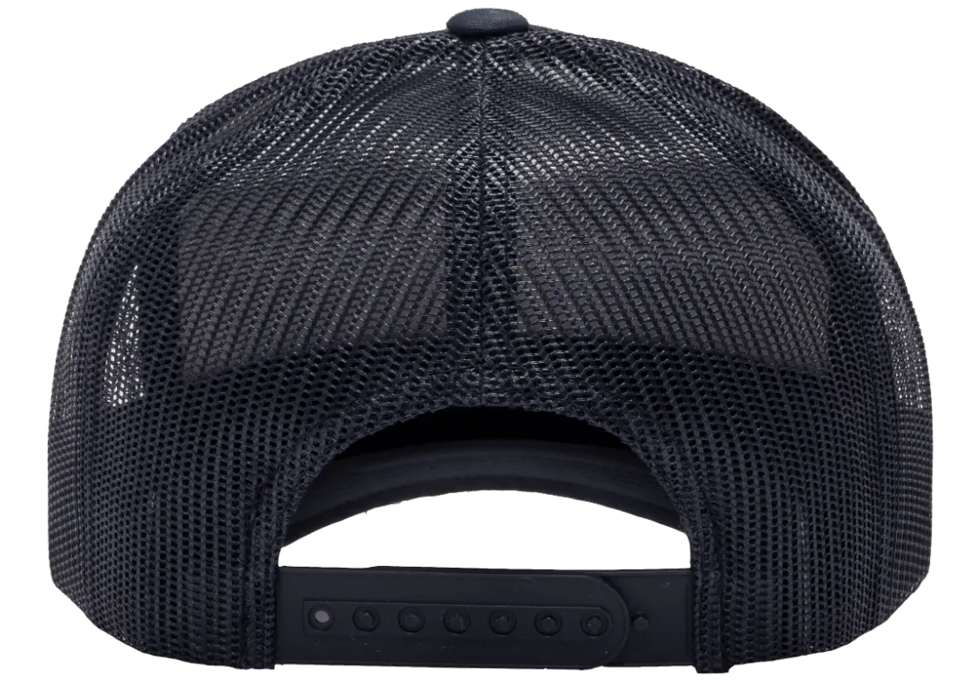 YP CLASSICS® Curved Visor Foam Trucker Cap Navy