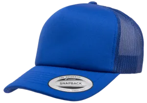 YP CLASSICS® Curved Visor Foam Trucker Cap Royal