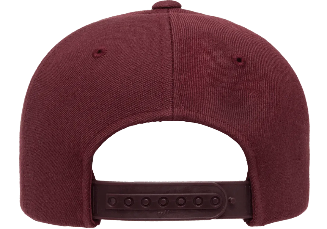 YP CLASSICS® Premium Curved Visor Snapback Maroon