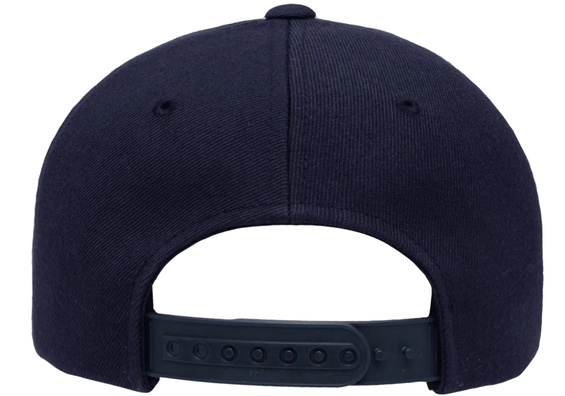 YP CLASSICS® Premium Curved Visor Snapback Navy