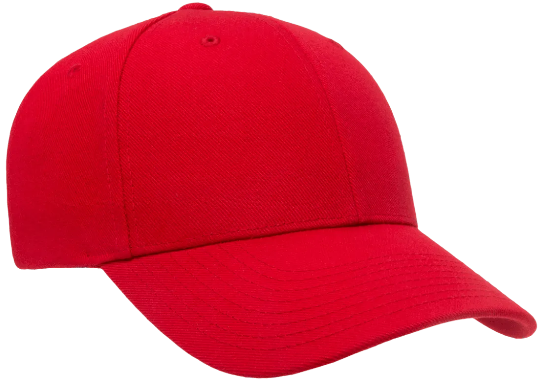 YP CLASSICS® Premium Curved Visor Snapback Red