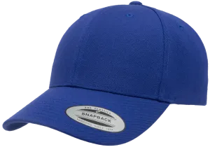 YP CLASSICS® Premium Curved Visor Snapback Royal Blue