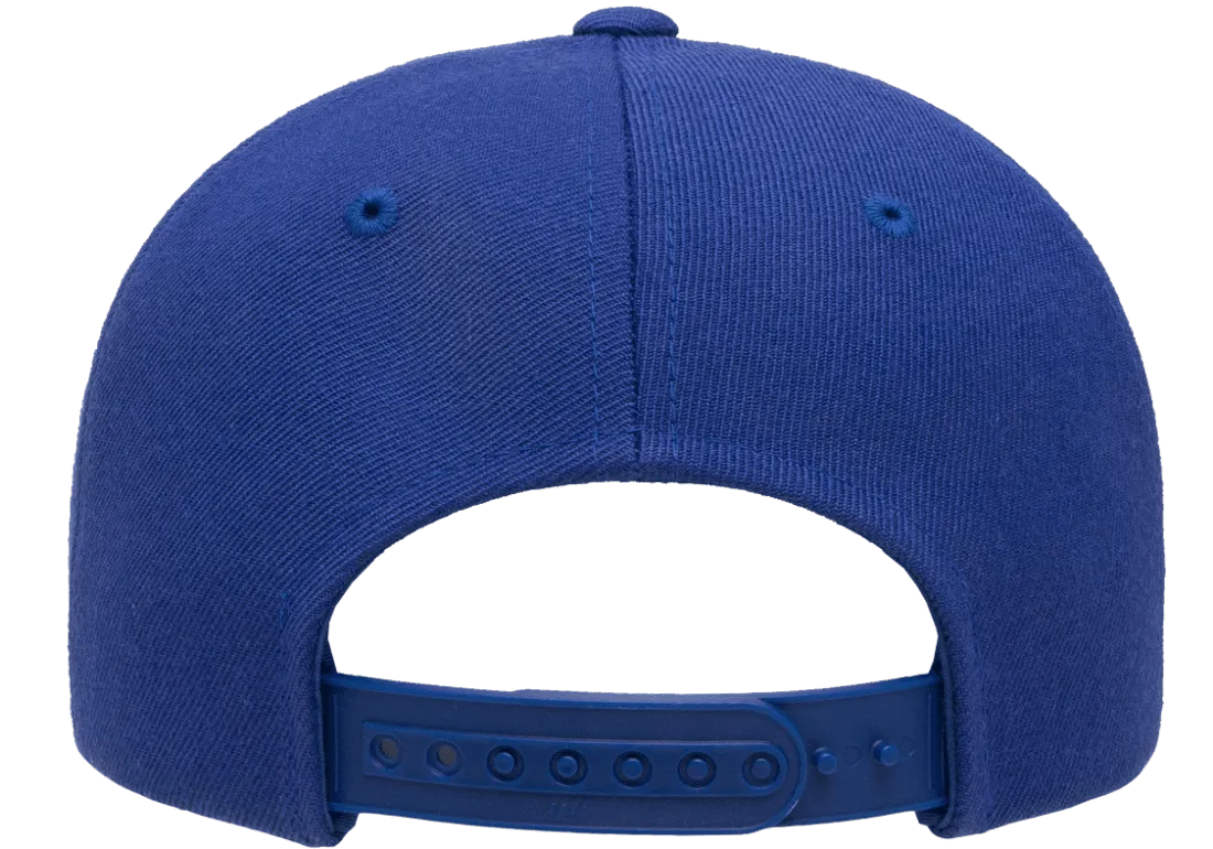 YP CLASSICS® Premium Curved Visor Snapback Royal Blue