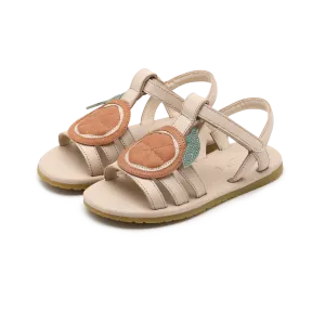 Zodie Sandals | Arancia | Cream Leather