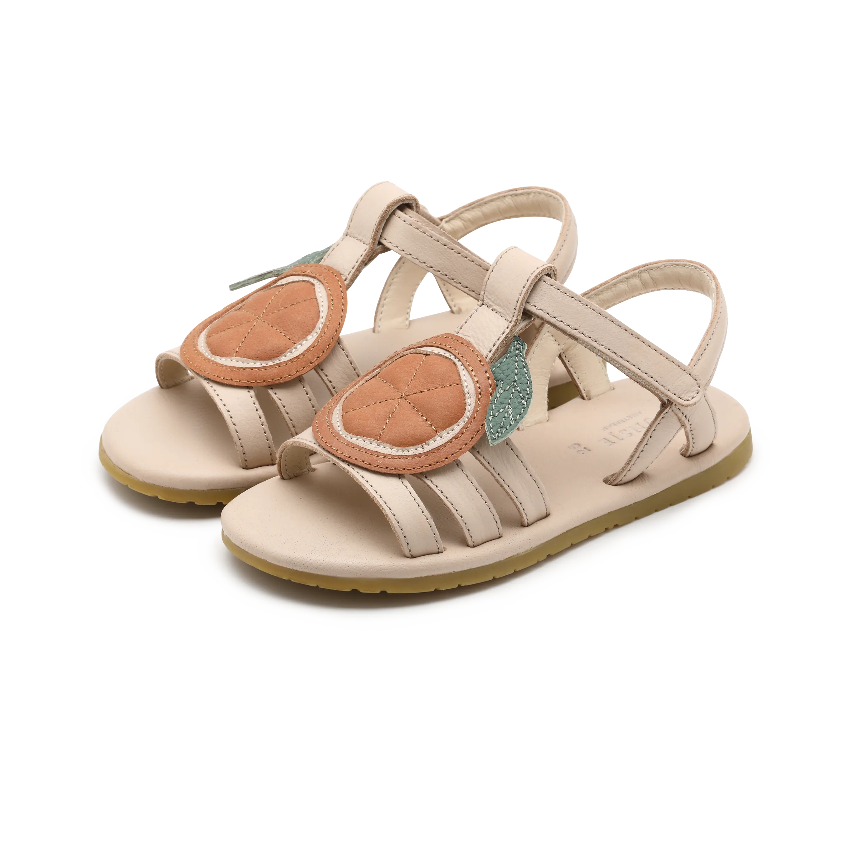 Zodie Sandals | Arancia | Cream Leather